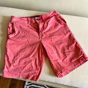 American Eagle pink/coral active stretch shorts